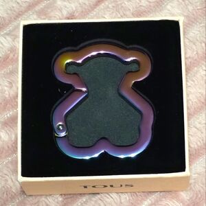Tous Silver Tornasol Bear Keyring